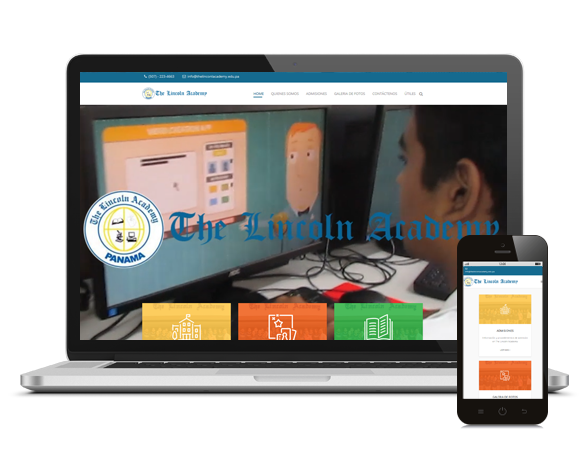 Sitio Web Desarrollado por LAdy Web Agencioa Digital  Colegio The Lincoln Academy